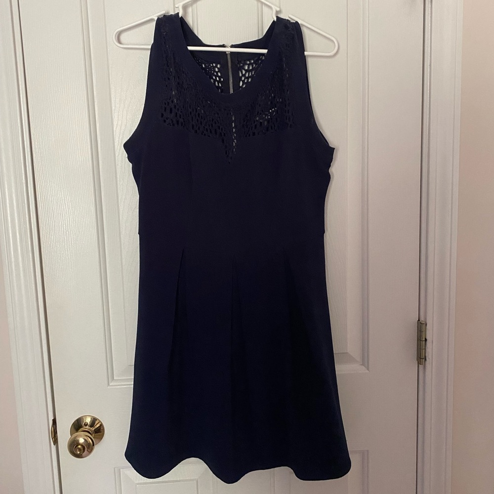 Macy’s Speechless Brand Navy Blue Sleeveless Dress